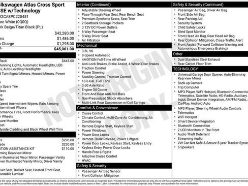 Used 2023 Volkswagen Atlas Cross Sport SE AWD/4WD image 18