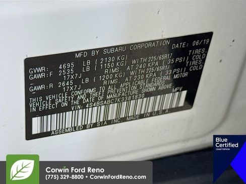 Used 2019 Subaru Outback 2.5i AWD/4WD image 32