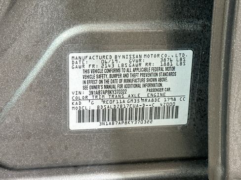 Used 2019 Nissan Sentra SV FWD image 29