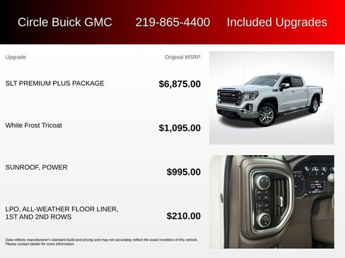 Used 2019 GMC Sierra 1500 SLT w/ SLT Premium Plus Package AWD/4WD image 3