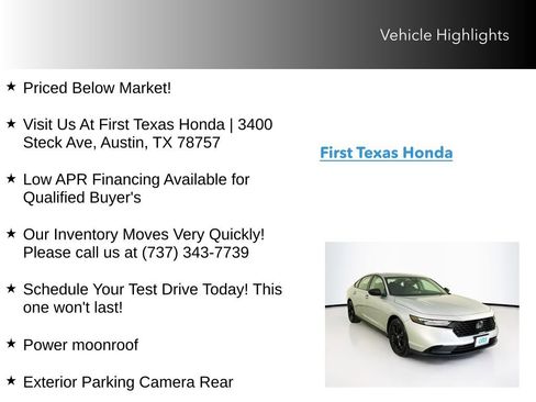 Used 2025 Honda Accord SE image 10
