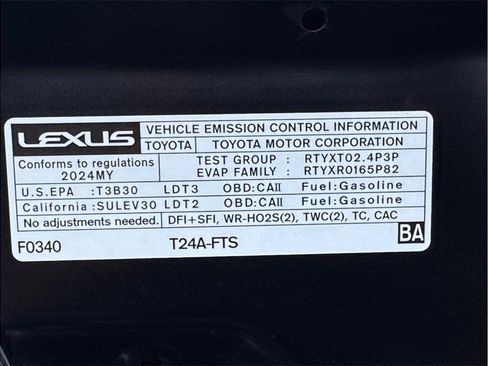 Used 2024 Lexus TX 350 FWD w/ Technology Package image 31