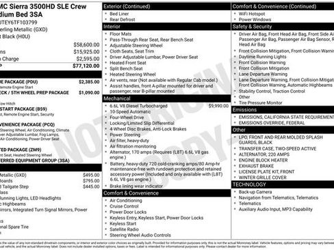 New 2026 GMC Sierra 3500 SLE w/ SLE Value Package image 3