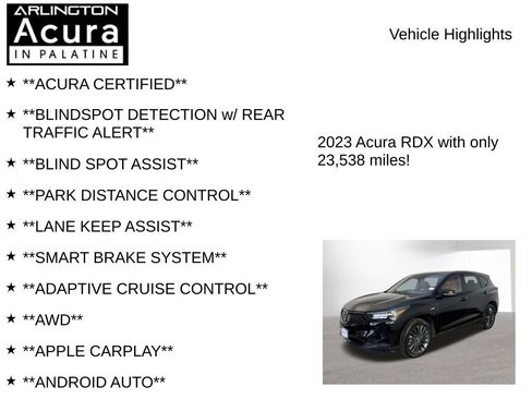 Certified 2023 Acura RDX A-Spec image 7