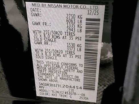 New 2026 Nissan Pathfinder Platinum image 39