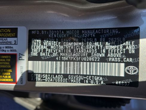 Used 2015 Toyota Camry XLE image 38
