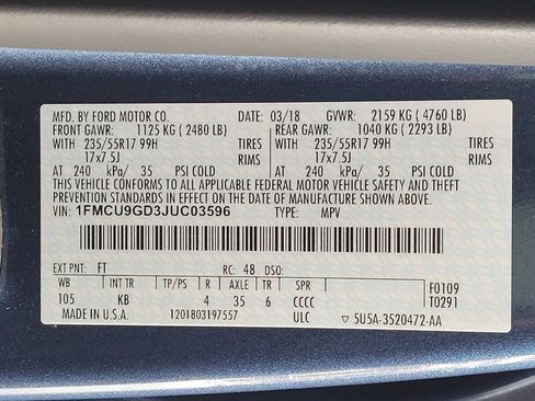 Used 2018 Ford Escape SE AWD/4WD image 33