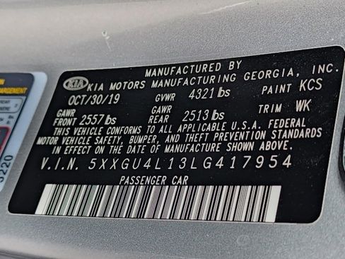 Used 2020 Kia Optima EX image 32