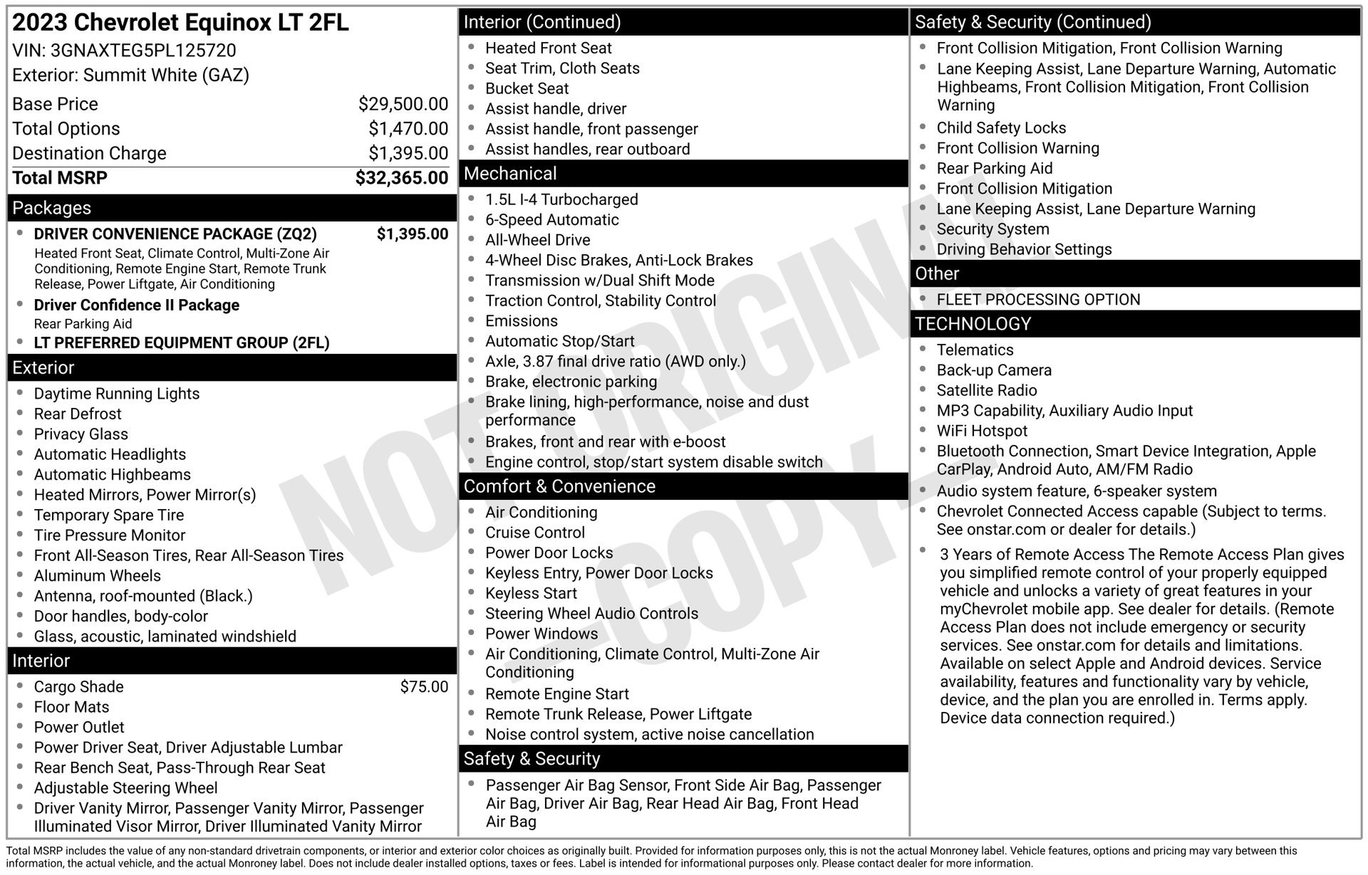 Used 2023 Chevrolet Equinox LT w/ Driver Convenience Package AWD/4WD image 3