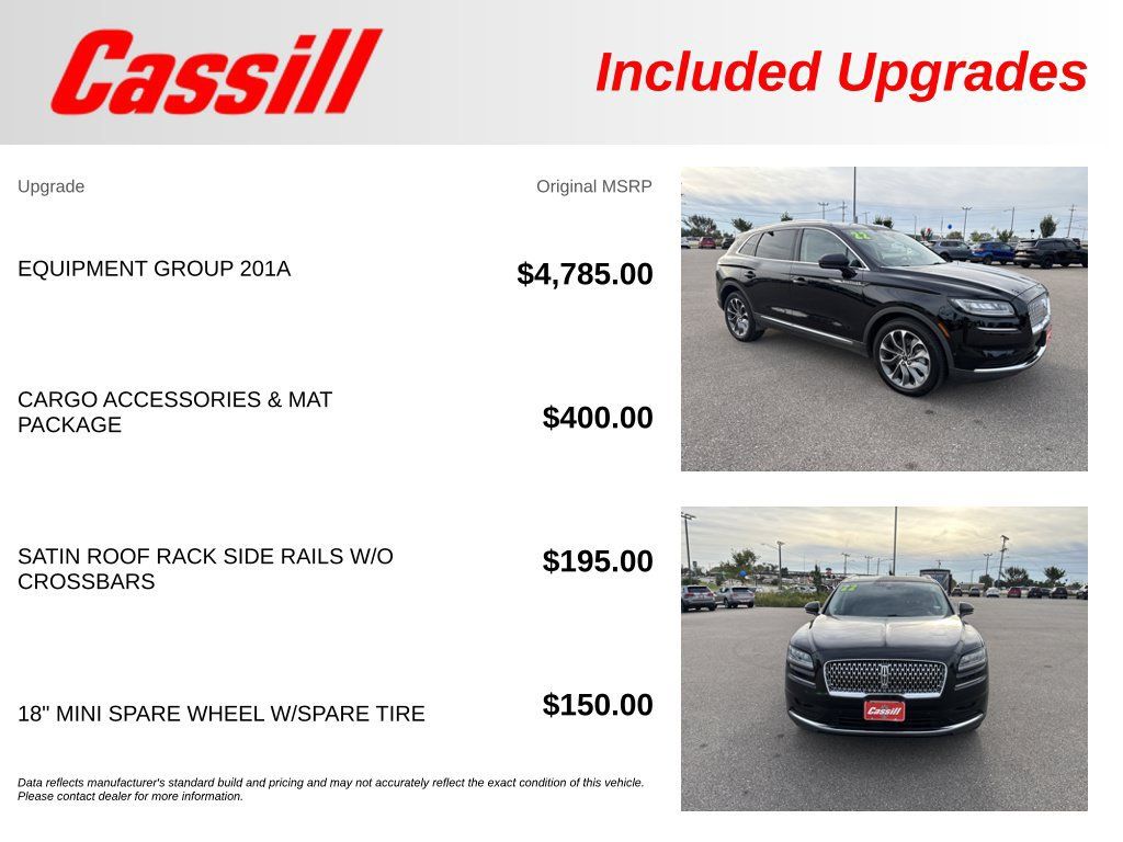 Used 2022 Lincoln Nautilus Reserve w/ Equipment Group 201A AWD/4WD image 33