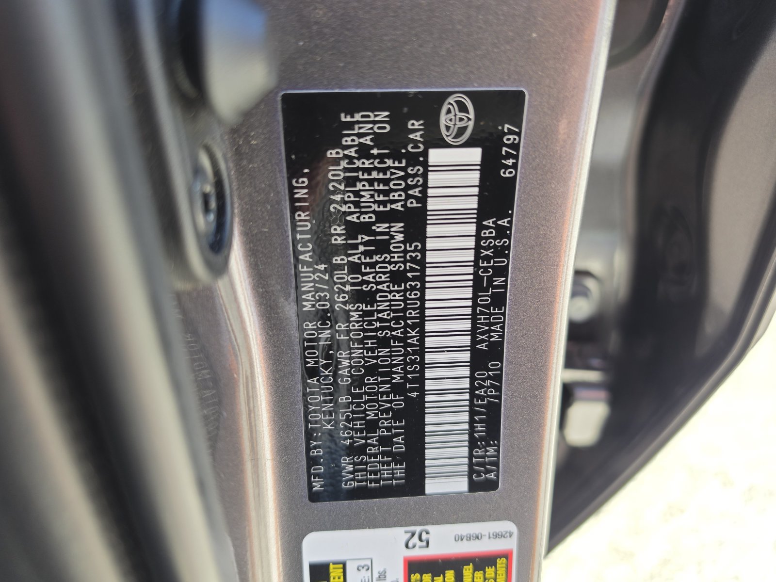 Used 2024 Toyota Camry SE w/ Audio Upgrade Package FWD image 40
