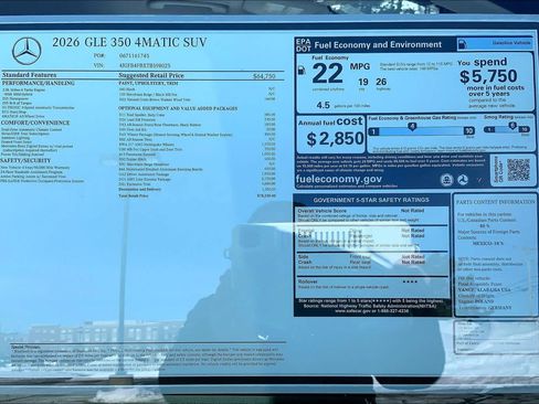 Certified 2026 Mercedes-Benz GLE 350 4MATIC image 26