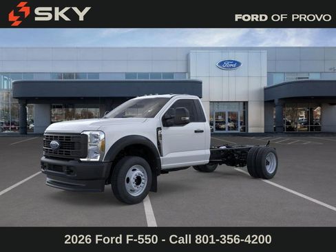 New 2026 Ford F550 4x4 Regular Cab Super Duty w/ Snow Plow Prep Package image 1