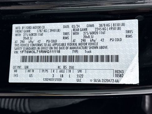 Used 2024 Ford F150 Lightning Flash AWD/4WD image 38