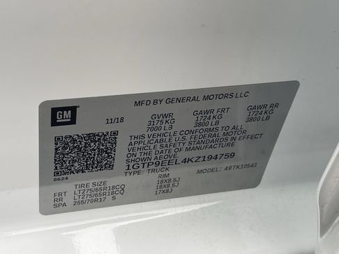 Used 2019 GMC Sierra 1500 AT4 w/ AT4 Premium Package image 34