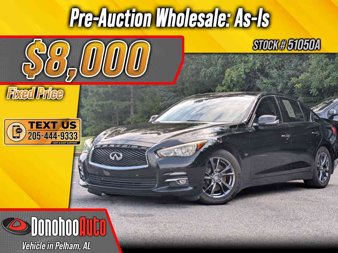 Used 2015 INFINITI Q50 Premium w/ Deluxe Touring Package RWD image 1