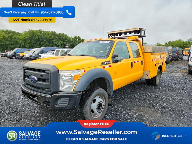 Used 2015 Ford F550 2WD Crew Cab Super Duty w/ Power Equipment Group image 1