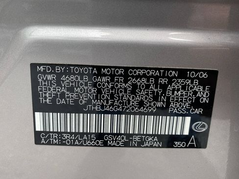 Used 2007 Lexus ES 350 FWD image 34