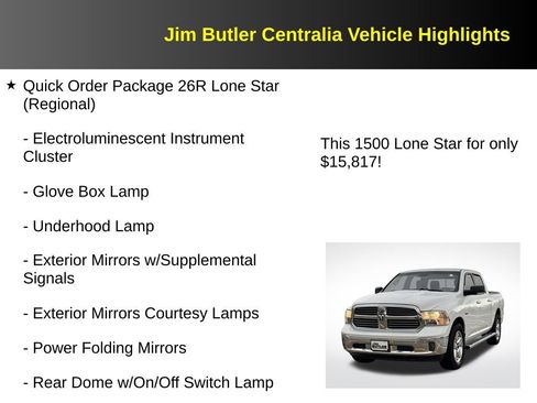 Used 2016 RAM 1500 Lone Star image 12