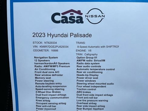 Used 2023 Hyundai Palisade Calligraphy AWD/4WD image 10