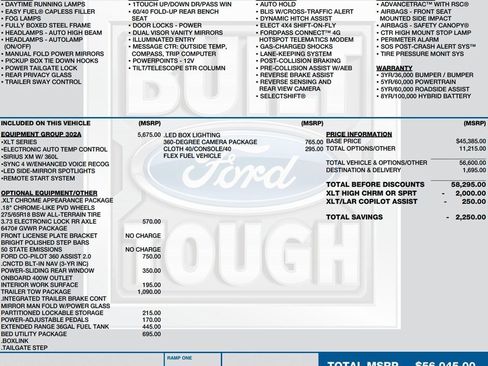 Used 2022 Ford F150 XLT w/ Equipment Group 302A High image 2