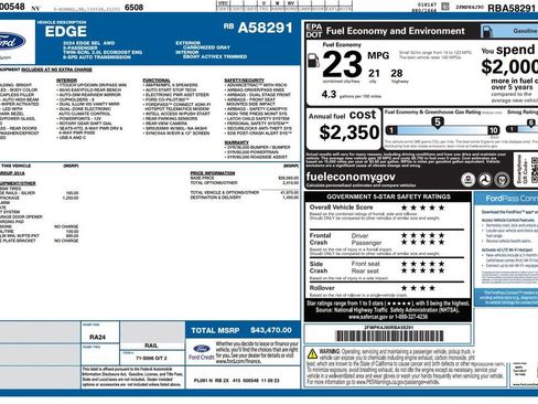 Used 2024 Ford Edge SEL w/ Convenience Package image 3