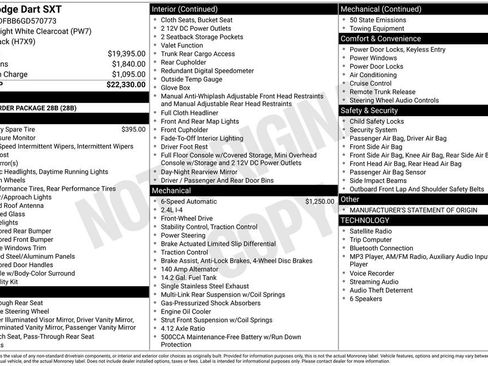 Used 2016 Dodge Dart SXT FWD image 2