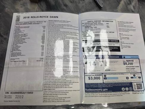 Used 2018 Rolls-Royce Dawn RWD image 87