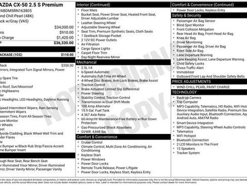 Certified 2024 MAZDA CX-50 AWD 2.5 S w/ Cargo Package image 14