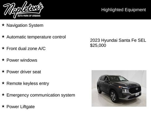 Used 2023 Hyundai Santa Fe SEL AWD/4WD image 16