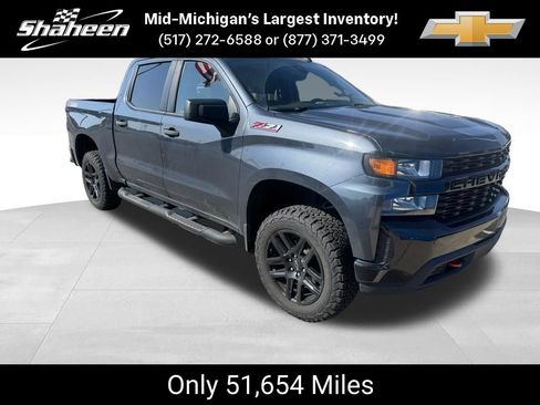 Used 2021 Chevrolet Silverado 1500 Custom Trail Boss w/ Safety Confidence Package AWD/4WD image 2