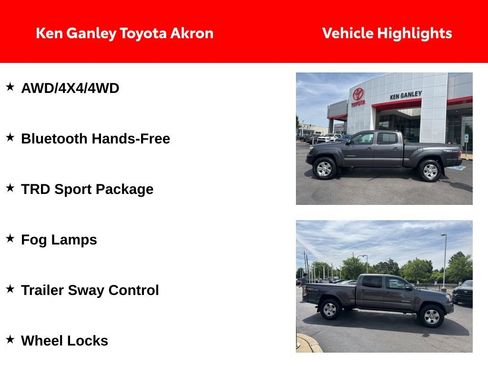 Used 2015 Toyota Tacoma 4x4 Double Cab w/ TRD Sport Package image 2