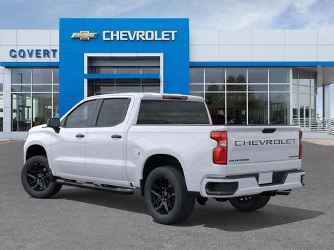 New 2026 Chevrolet Silverado 1500 Custom w/ Turbomax Blackout Package RWD image 3