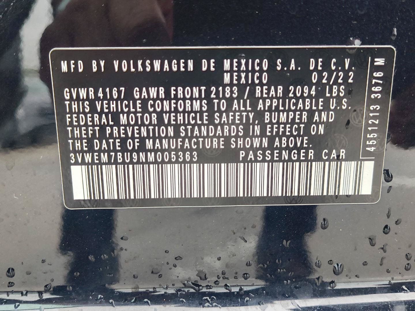 Used 2022 Volkswagen Jetta SE FWD image 24