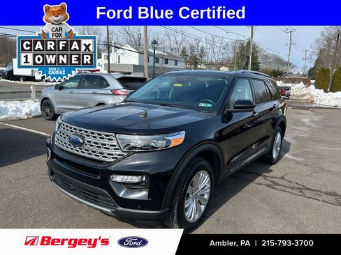 Certified 2023 Ford Explorer Limited w/ Equipment Group 301A image 1