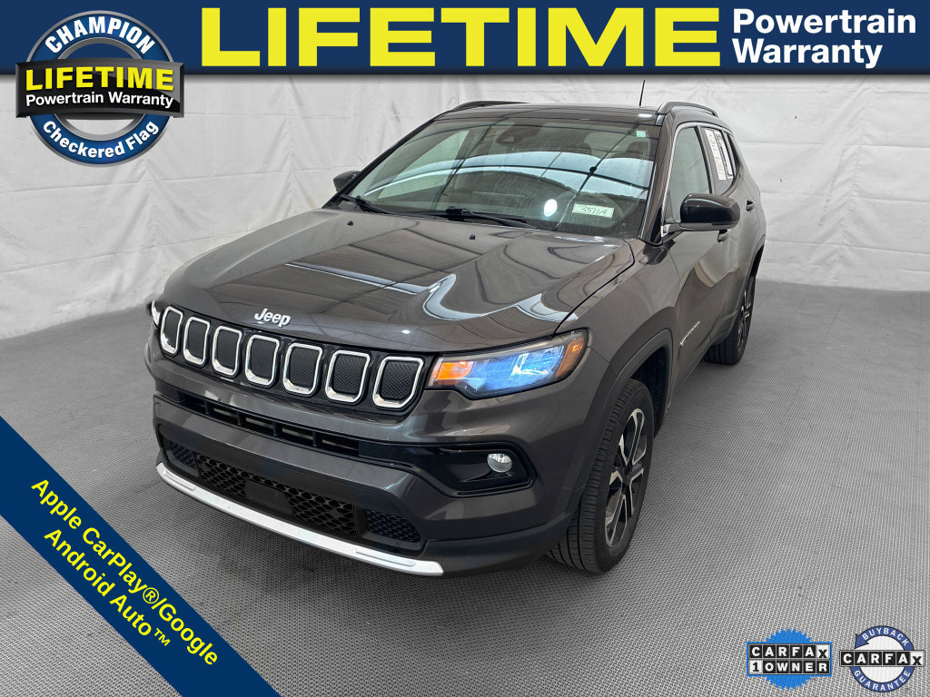 Used 2022 Jeep Compass Limited w/ Sun and Sound Group AWD/4WD image 1