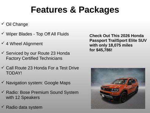 Certified 2026 Honda Passport TrailSport Elite image 4