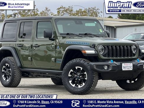 Used 2024 Jeep Wrangler Unlimited Rubicon 4xe w/ Convenience Group AWD/4WD image 1