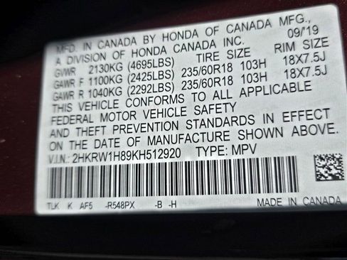 Used 2019 Honda CR-V EX-L image 18