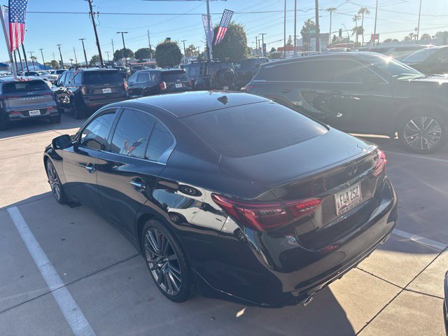 Used 2024 INFINITI Q50 Red Sport 400 w/ Black Opal Edition RWD image 8