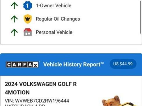 Used 2024 Volkswagen Golf R image 4