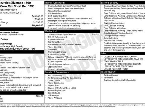 Certified 2022 Chevrolet Silverado 1500 Custom RWD image 30
