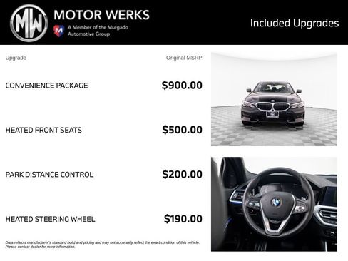 Used 2021 BMW 330i xDrive Sedan w/ Convenience Package AWD/4WD image 4
