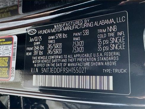 New 2025 Hyundai Santa Cruz Limited image 21