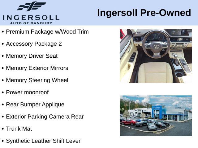 Used 2016 Lexus ES 350 w/ Premium Package w/Wood Trim FWD image 5