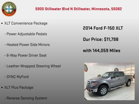 Used 2014 Ford F150 XLT w/ Equipment Group 302A Luxury image 10