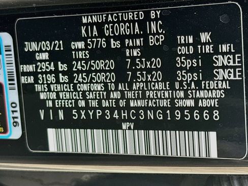 Used 2022 Kia Telluride EX w/ EX Premium Package FWD image 34