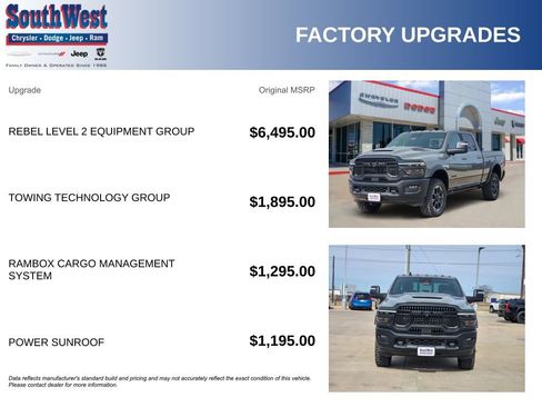 New 2026 RAM 2500 Rebel w/ Rebel Level 2 Equipment Group image 11