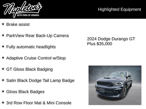 Used 2024 Dodge Durango GT image 7