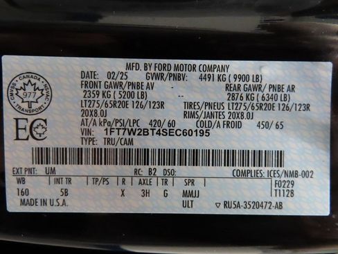 Used 2025 Ford F250 Lariat w/ Lariat Ultimate Package image 80